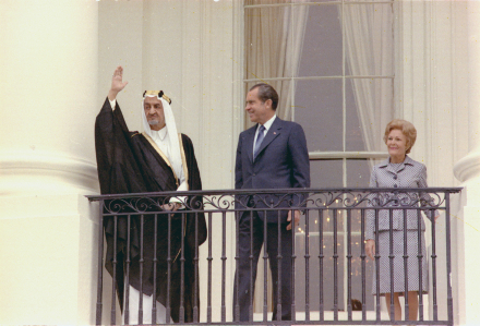 1971年会见美国总统尼克松
