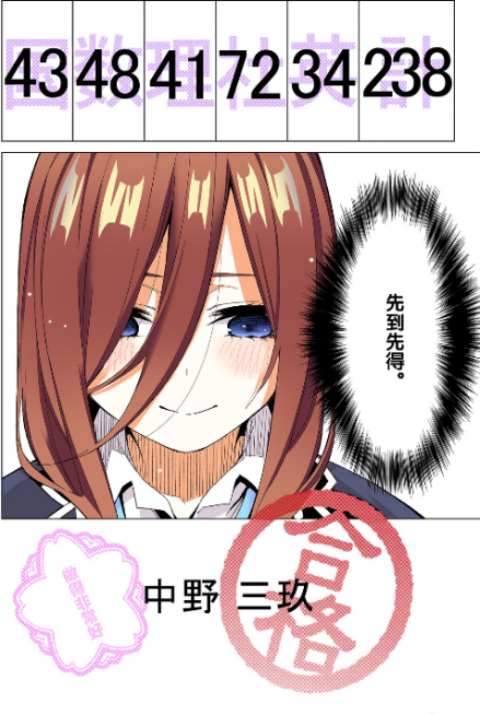 中野三玖