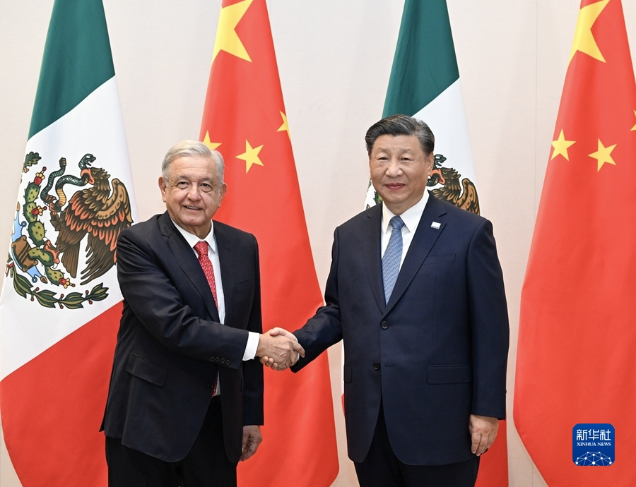 习近平会见墨西哥总统洛佩斯  