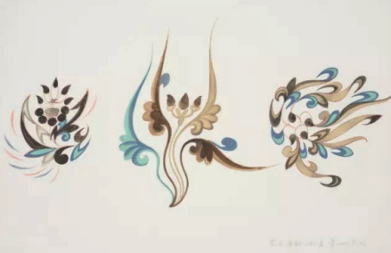 《散花图案》
