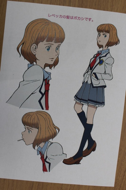 少女蕾贝卡设定图