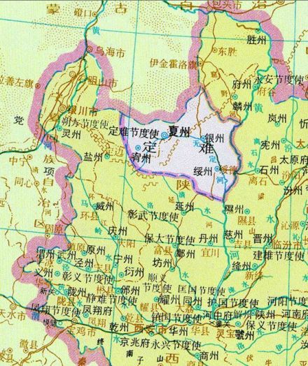 夏州和灵州的地理位置
