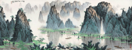 漓江一曲千峰秀