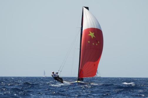 胡晓宇/单梦缘在比赛中