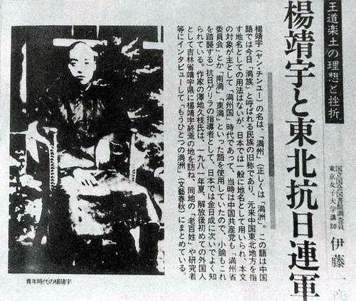 杨靖宇相关报纸