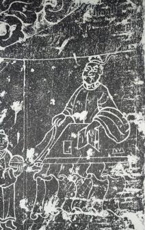 晋武帝羊车巡幸图（唐代石刻）