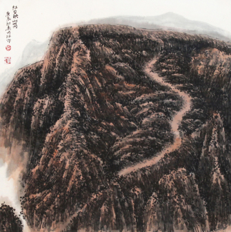 红日映山岗68x68