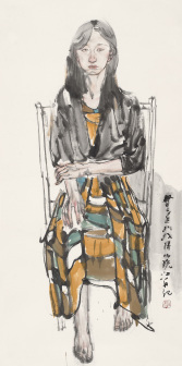 张江舟 洛阳写生3-136cm×68cm 2013年