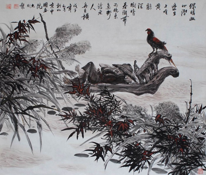 野渡无人舟自横