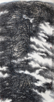 太行绝壁180x90