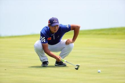 2018年美巡中国烟台锦标赛中的袁也淳 