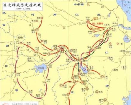 朱元璋灭陈汉之战