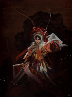 穆桂英挂帅 99x132cm 布面油画 2017