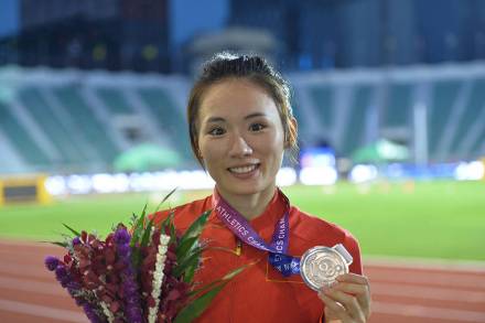 2023亚洲田径锦标赛，许双双获女子3000米障碍亚军