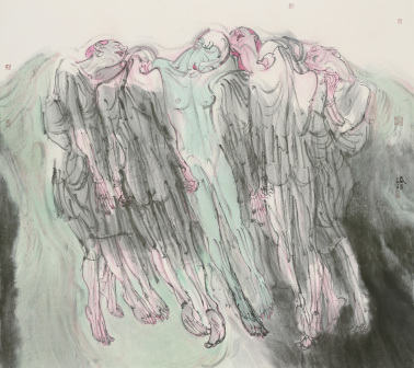 张江舟 春分200cm×200cm 2016年