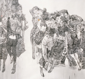 张江舟 清月200cmX200cm  2012年