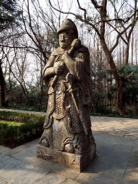 明孝陵武士像