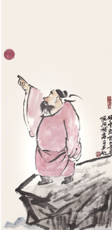 砚云画吴悦石先生补景