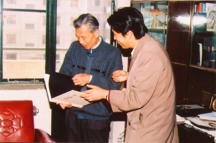 臧伯良与1988年恩师吴冠中