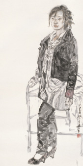 写生-3 136cm×68cm 2009年